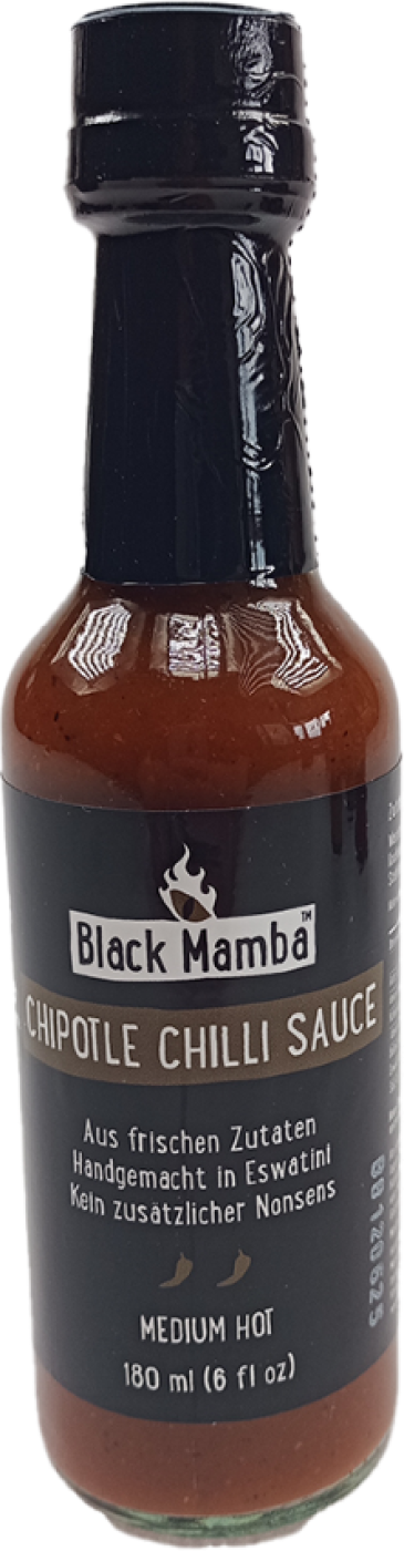 Chipotle Chili Sauce, Black Mamba, 180 ml