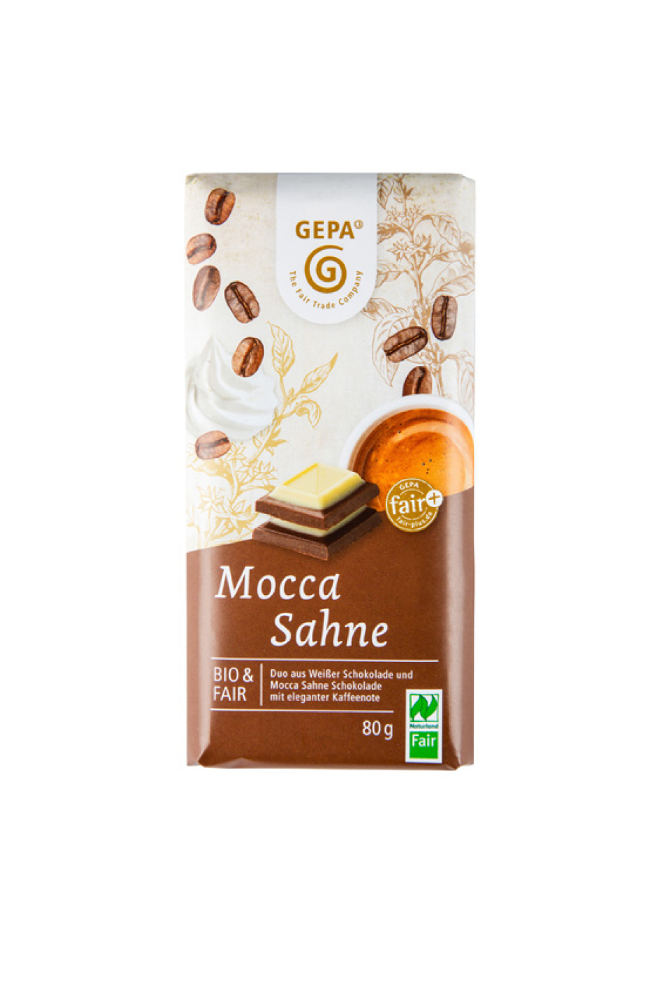 Mocca Sahne Bioschokolade