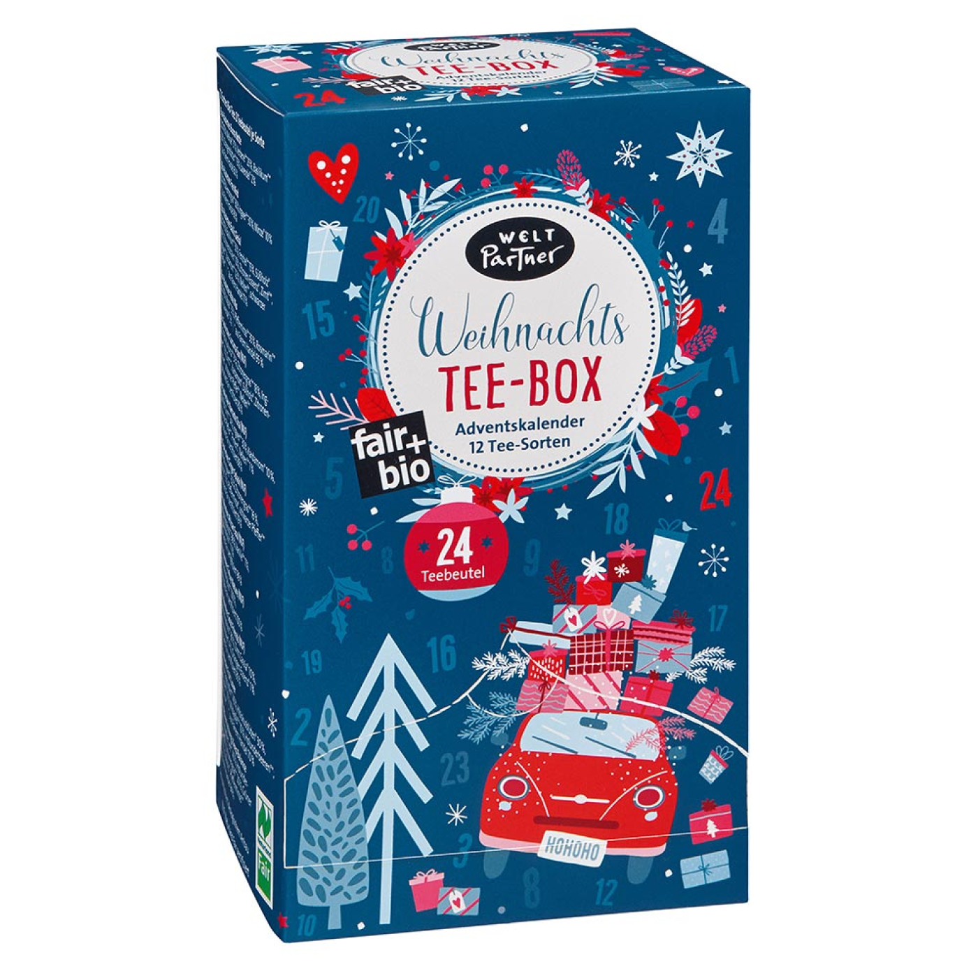 Adventskalendertee, bio°, Teebeutel