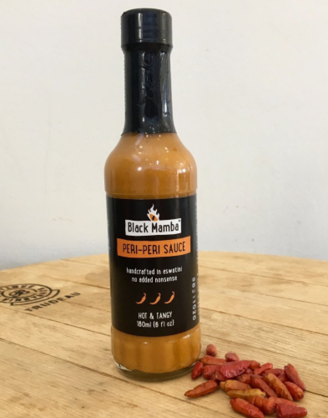Peri Peri Chili Sauce, Black Mamba, 180 ml