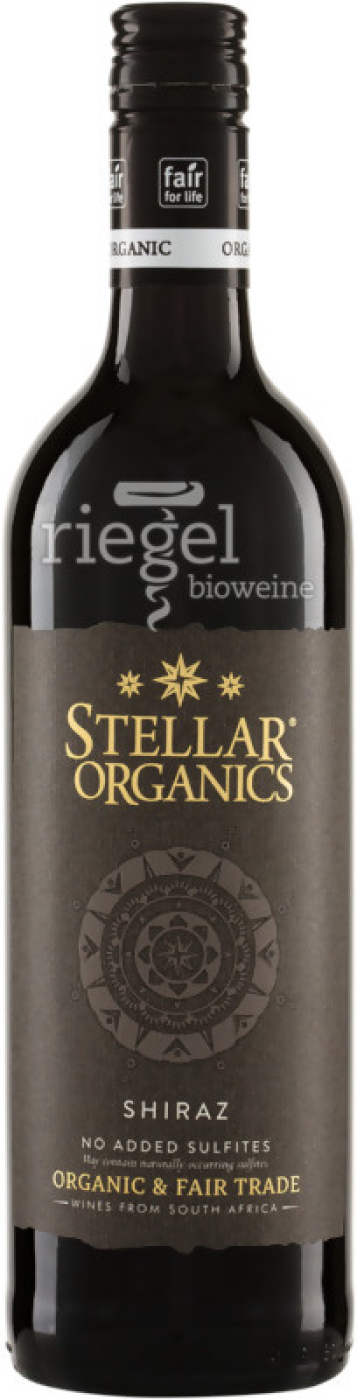 Stellar Organics Shiraz ohne Schwefelzusatz, Bio-Rotwein