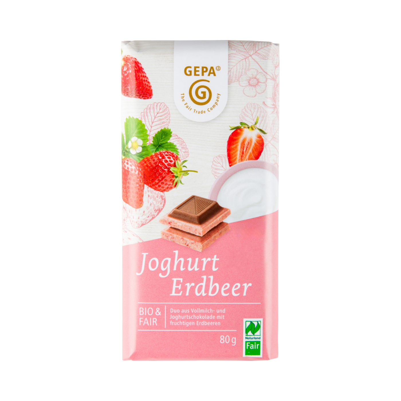 Joghurt Erdbeer Bioschokolade