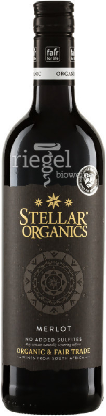 Stellar Organics Merlot ohne Schwefelzusatz, Bio-Rotwein