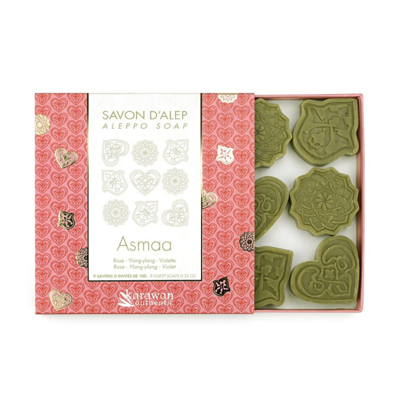Aleppo Gästeseifen Geschenkset ASMAA 9*10g