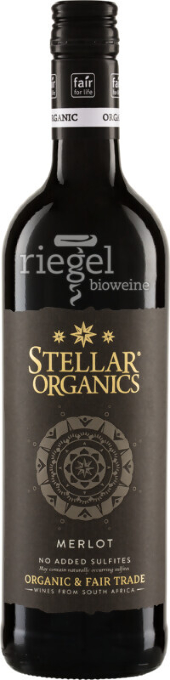 Stellar Organics Merlot ohne Schwefelzusatz, Bio-Rotwein