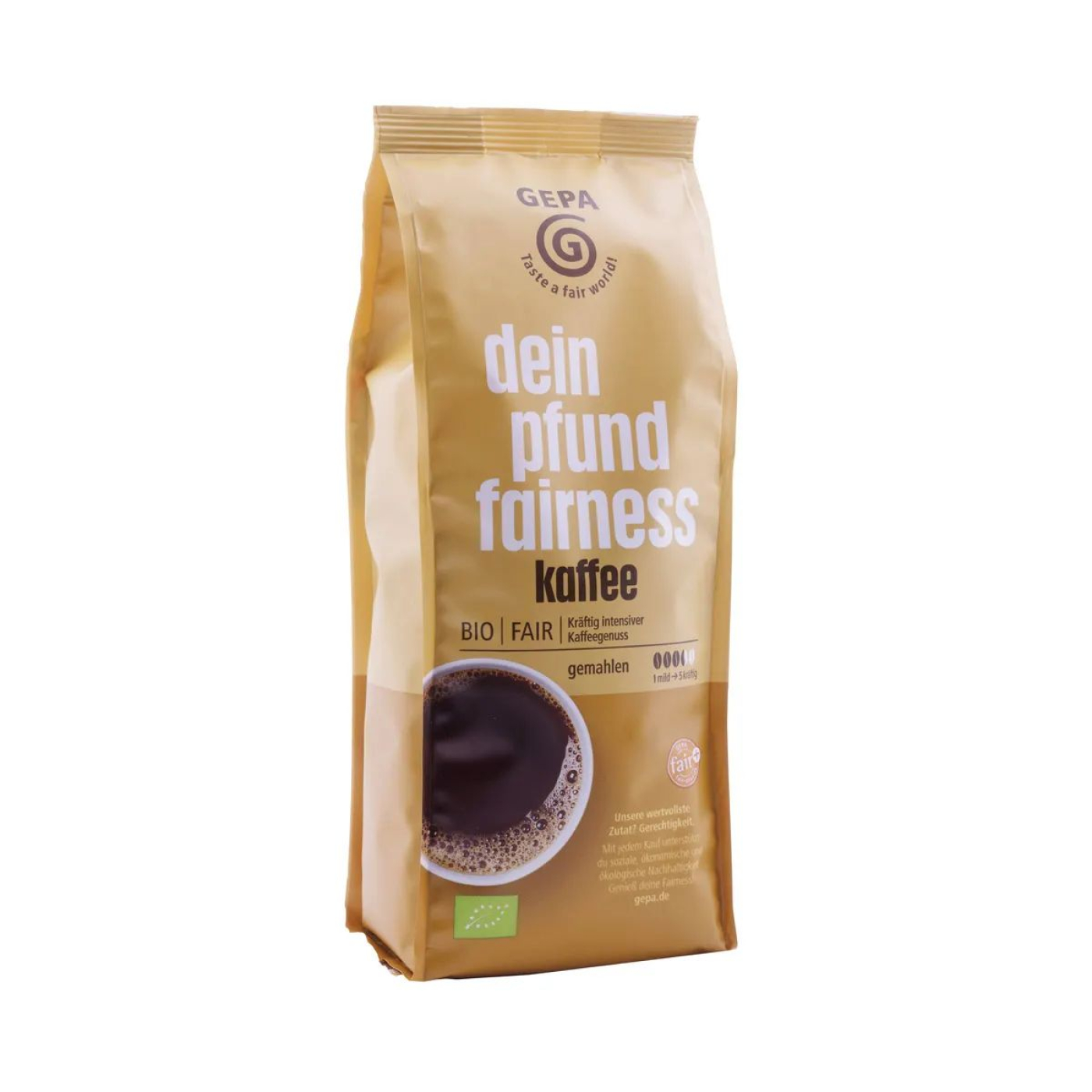 Bio 'Dein Pfund Fairness' Kaffee, gemahlen 500g