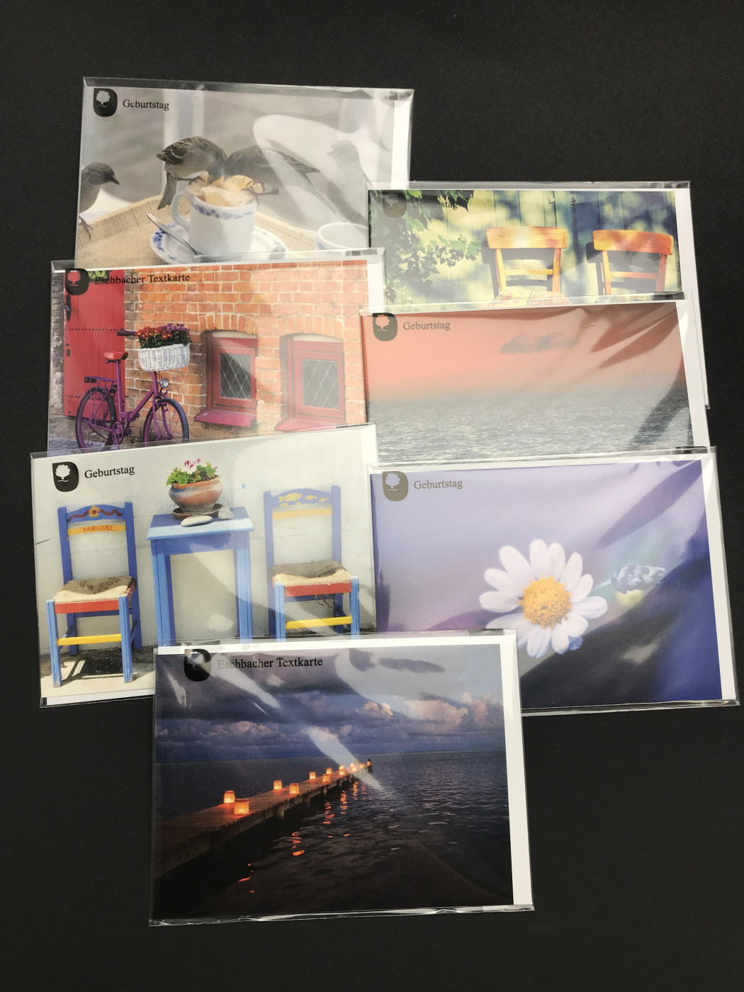 Eschbacher Textkarte verschiedene Motive