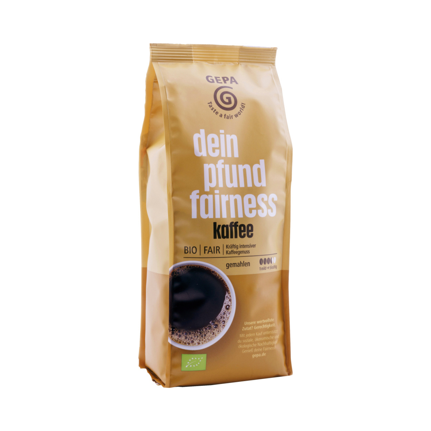 Bio 'Dein Pfund Fairness' Kaffee, gemahlen 500g