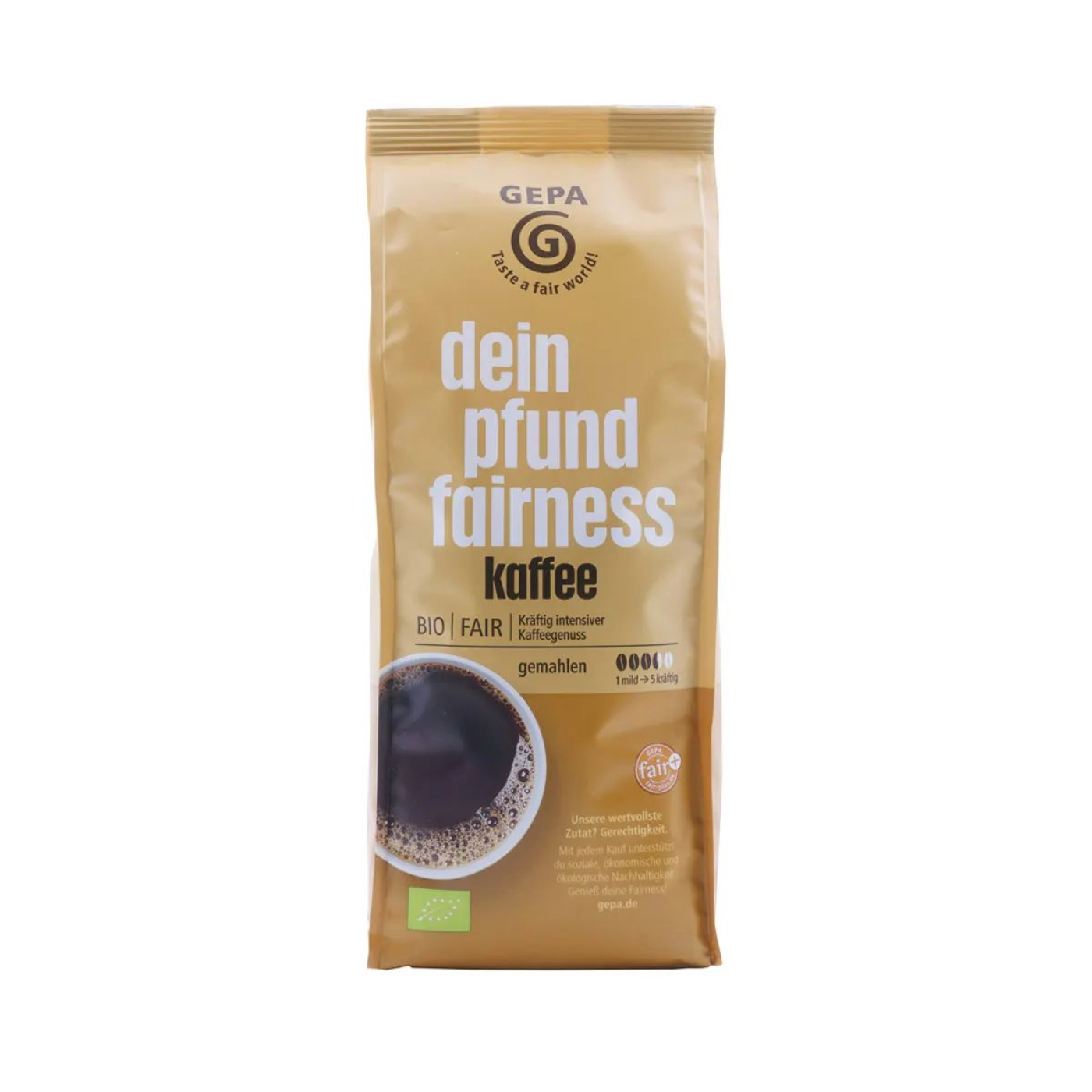 Bio 'Dein Pfund Fairness' Kaffee, gemahlen 500g