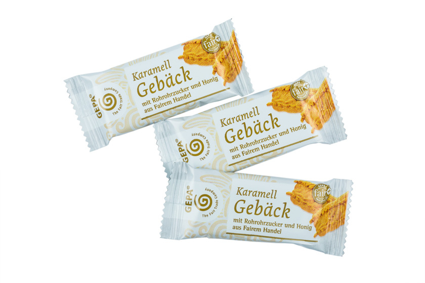 1 Karton Karamellgebäck, 200 Stück, einzeln verpackt